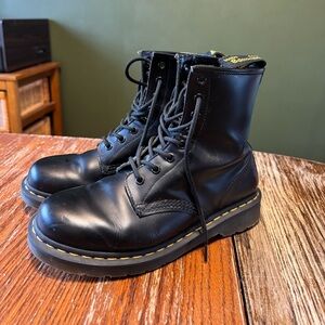 Dr. Martens Black Lace-Up Boots